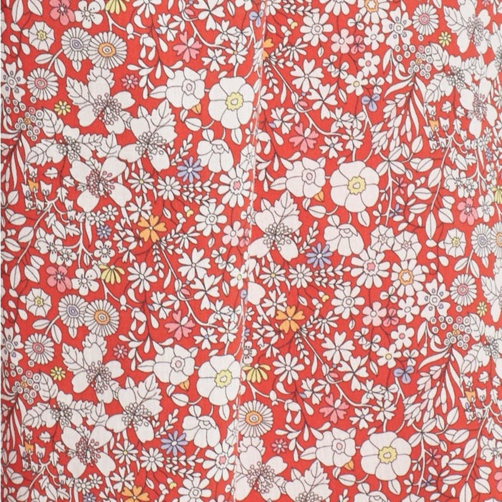 J.Crew Liberty June’s Meadow Floral Tie Front Strapless Dress, Size 6 - Picture 4 of 16
